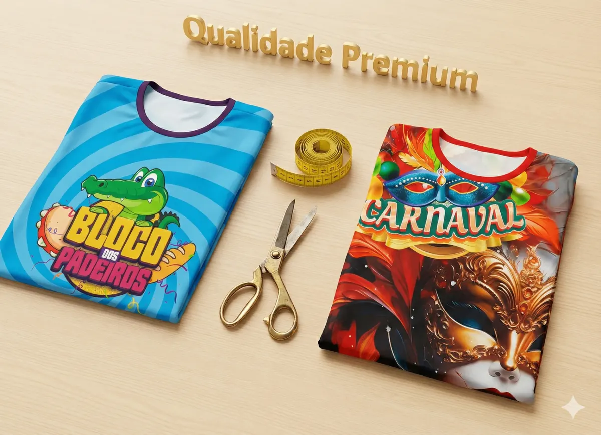 DryFit, helanca, algodão ou poliéster: qual tecido escolher para o abadá?